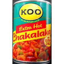 Koo Chakalaka XHot with extra chillies